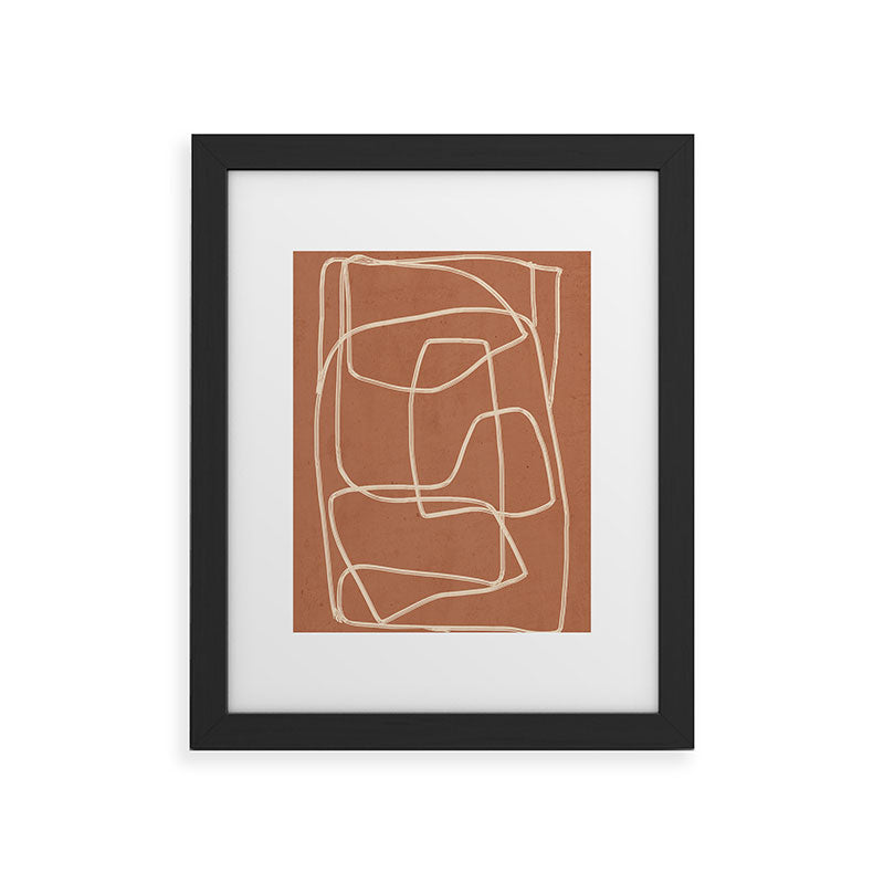 Abstract line art 22 Framed Art Print Gallery Image 34