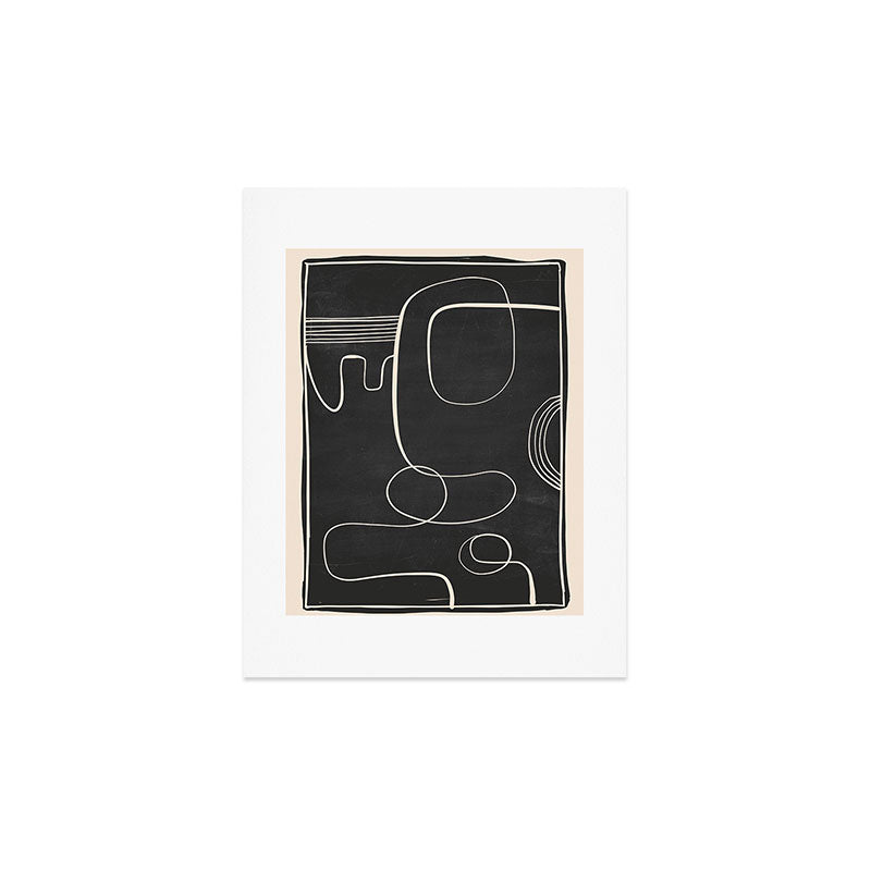 Abstract line art 48 Art Print Gallery Image 3
