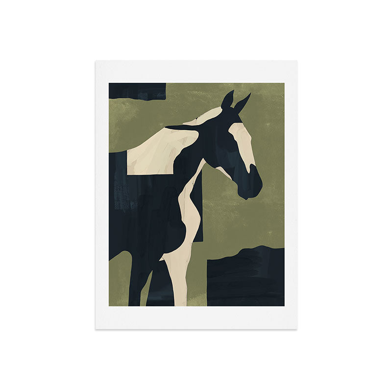 Abstract Minimal Horse 4 Art Print Gallery Image 9