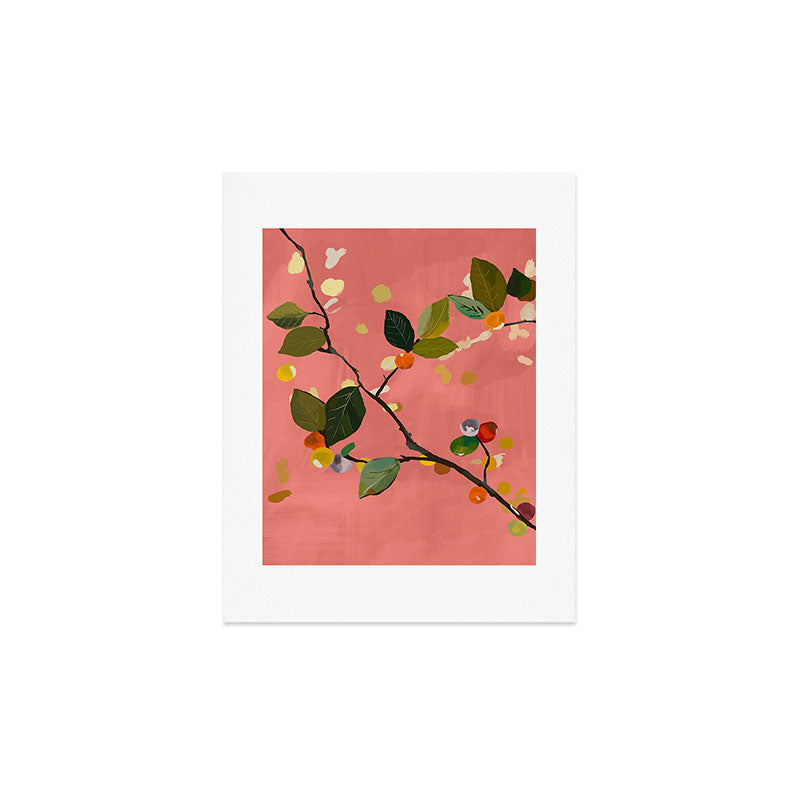 Cherry Fruit Branch III Art Print Gallery Image 2