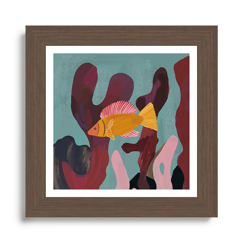 Coral and Fish Framed Art Print Gallery Image 16