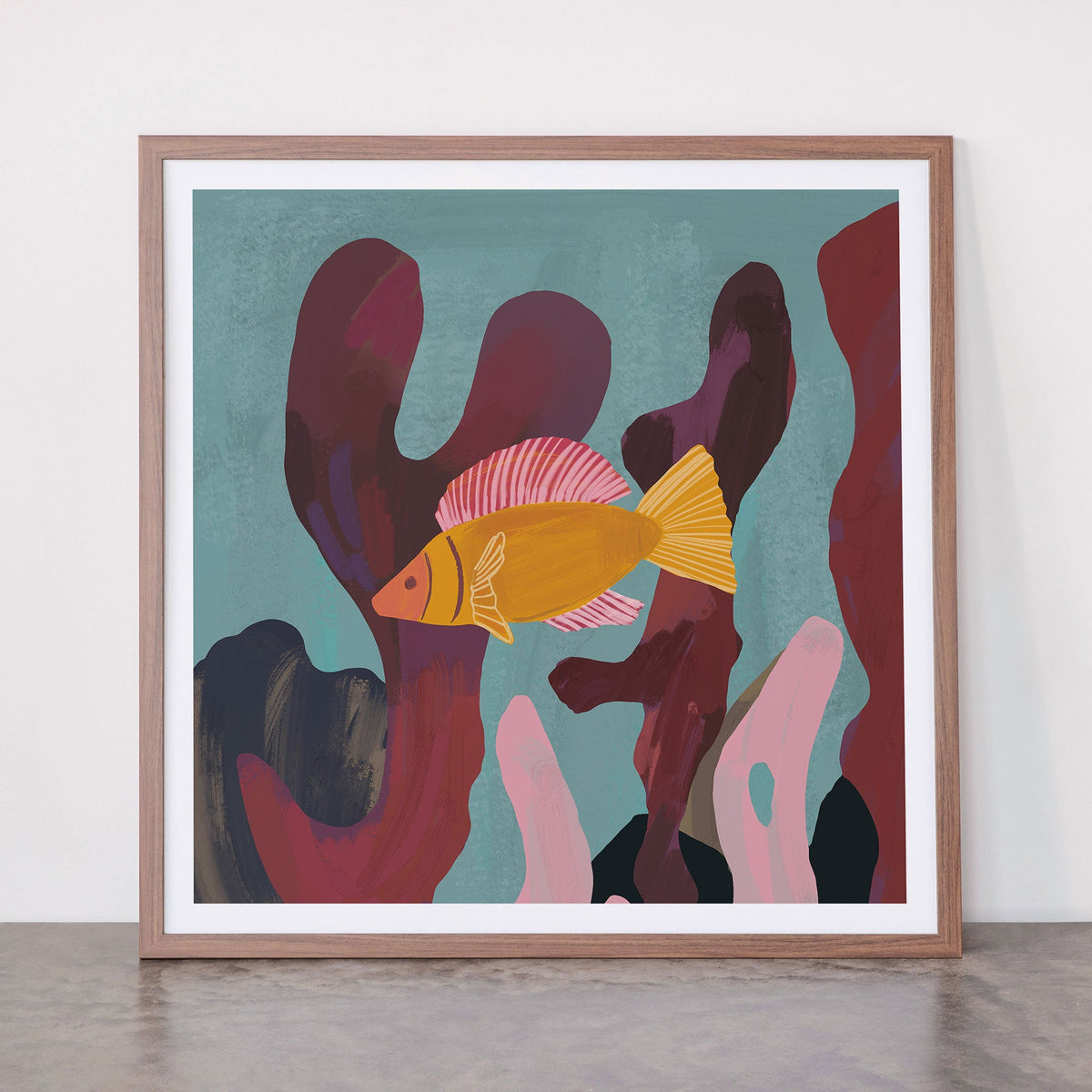 Coral and Fish Framed Art Print Gallery Image 18