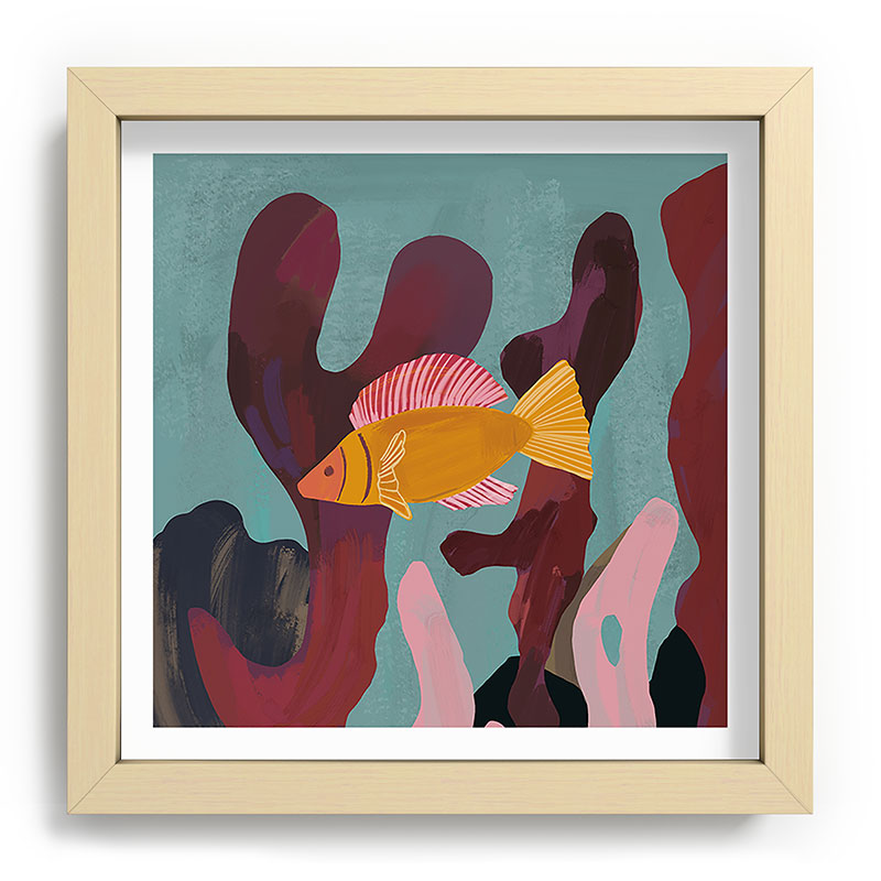 Coral and Fish Framed Art Print Gallery Image 29
