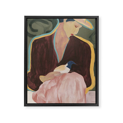 The Gentle Keeper Framed Canvas Print Gallery Image 4