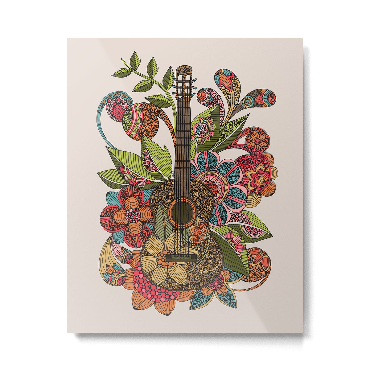 Ever Guitar Metal Print Gallery Image 4