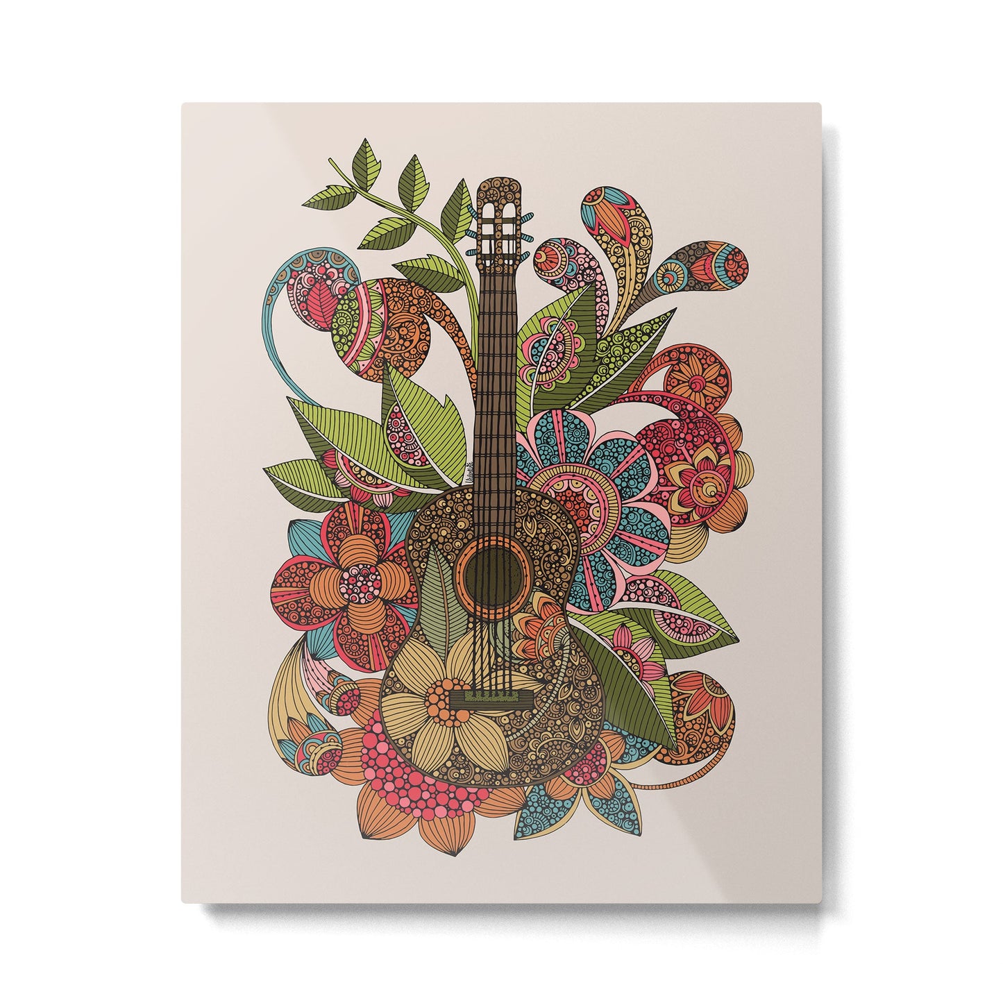 Ever Guitar Metal Print Gallery Image 2