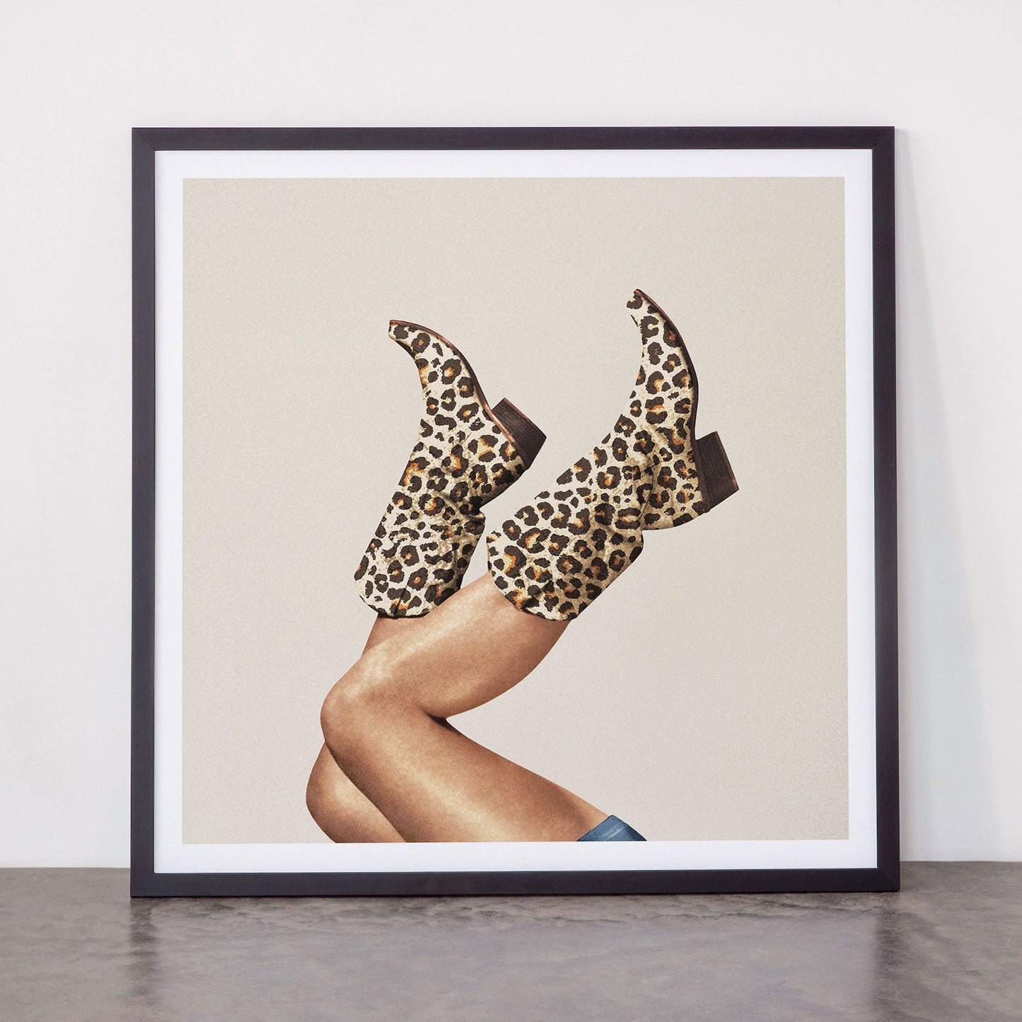 These Boots - Leopard Print Framed Art Print Gallery Image 15