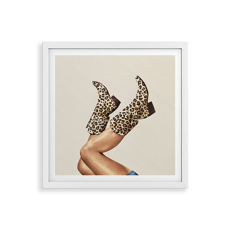 These Boots - Leopard Print Framed Art Print Gallery Image 11