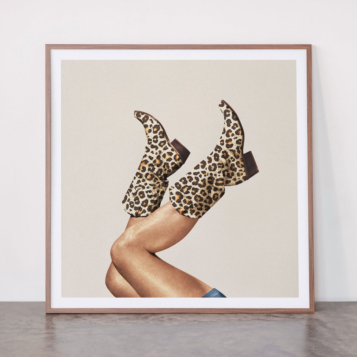 These Boots - Leopard Print Framed Art Print Gallery Image 6