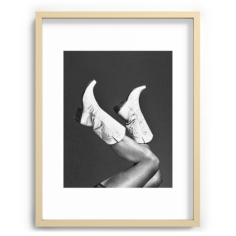 These Boots - Noir II F / Black & White Framed Art Print Gallery Image 73