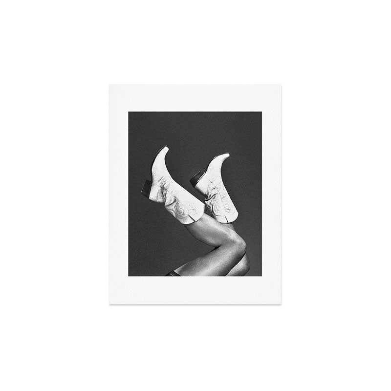 These Boots - Noir II F / Black & White Art Print Gallery Image 3