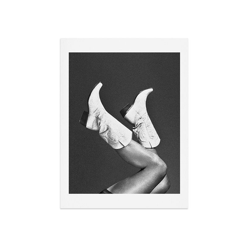These Boots - Noir II F / Black & White Art Print Gallery Image 7
