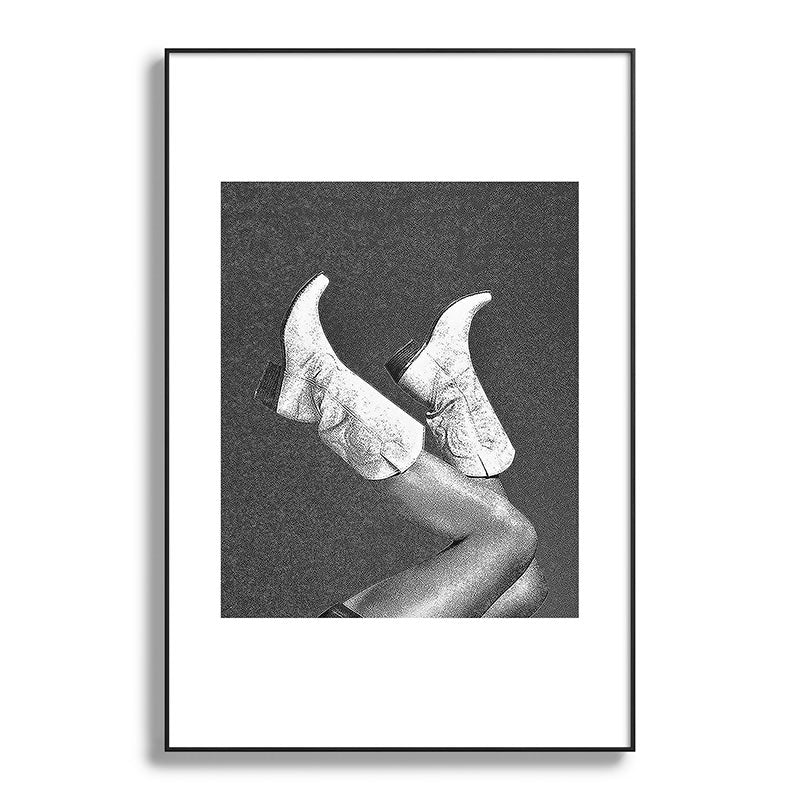 These Boots - Noir II F / Black & White Framed Art Print Gallery Image 87