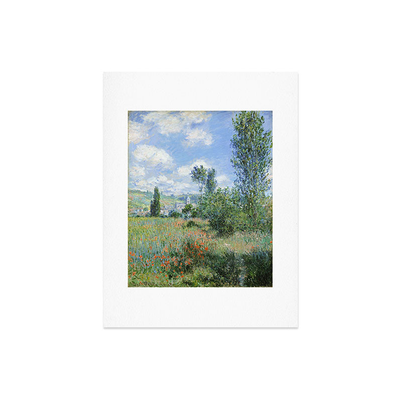View of Vetheuil by Claude Monet, 1880 Art Print Gallery Image 6