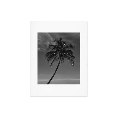 THE PALM | collage | glitter | shiny | summer | beach | black and white | diamonds | creative | hot Art Print Gallery Image 6